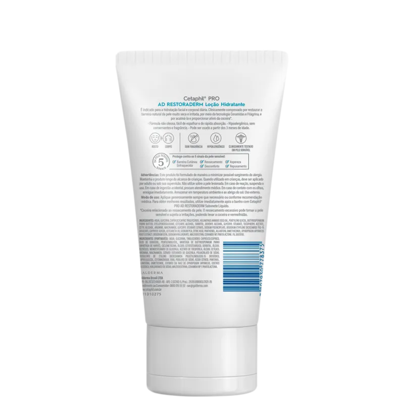 Cetaphil Pro AD Restoraderm - Loção Hidratante Hipoalergênica 145ml - Imagem 2